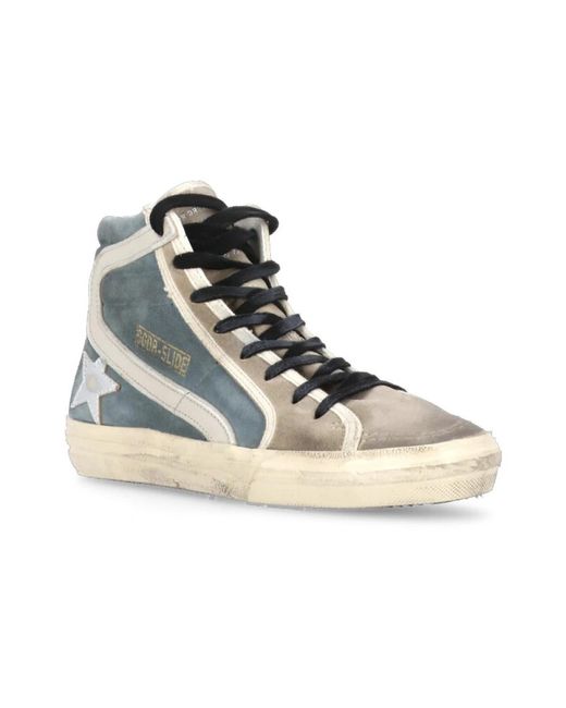 Golden Goose Deluxe Brand Blue Sneakers