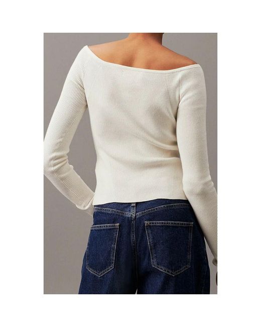 Cardigans Calvin Klein de color Blue
