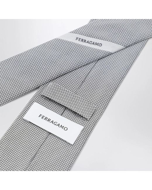 Ferragamo Cravatta in Gray für Herren