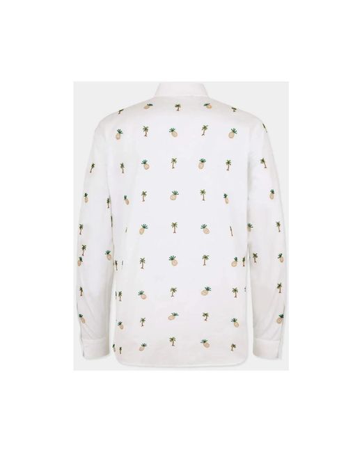 DSquared² Overhemden ,Wit ,Katoen Shirt E26 in het White voor heren