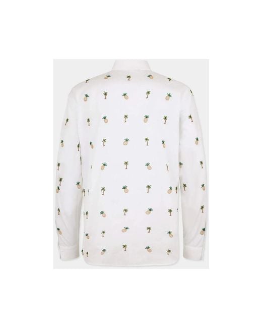 DSquared² Overhemden ,Wit ,Katoen Shirt E26 in het White voor heren