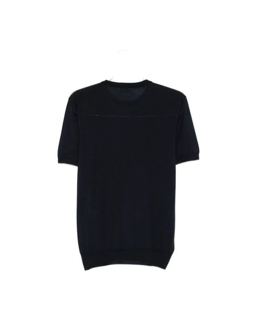 Round-Neck Knitwear Lardini de hombre de color Black