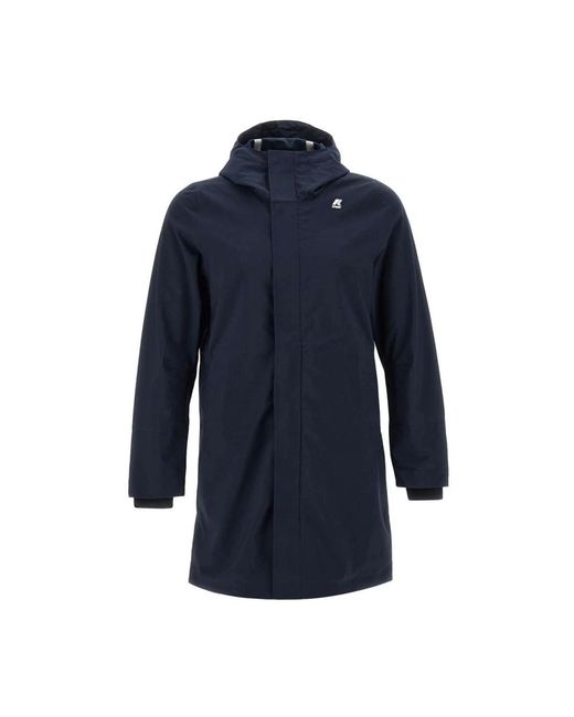 K-Way Parka in het Blue voor heren
