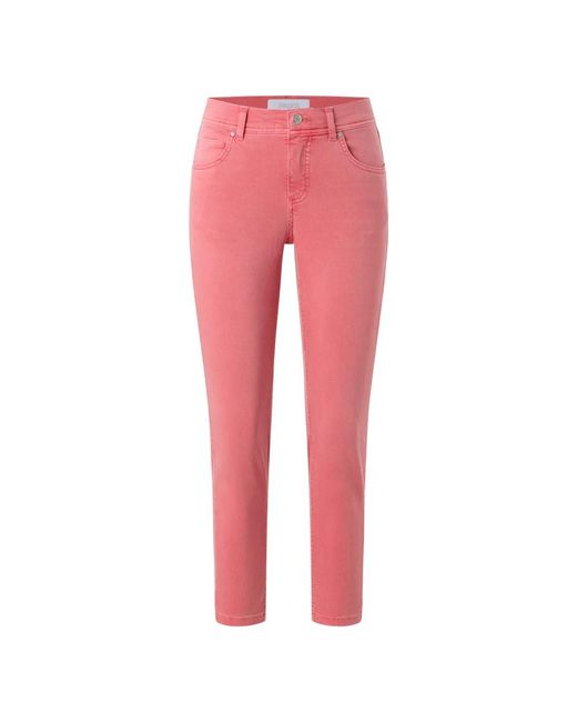 Cropped jeans ANGELS de color Pink