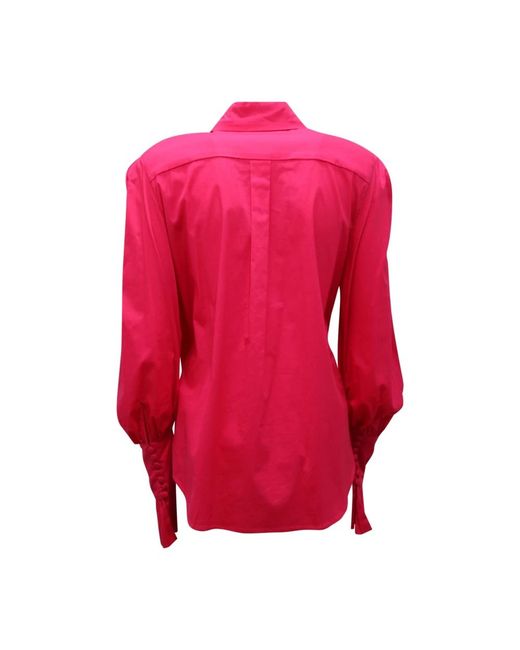 MVP WARDROBE Overhemden ,Roze ,Fuchsia Shirt Mvp 00Ca 163 Stijl in het Red