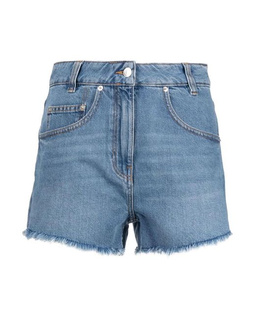 IRO Blue Denim Shorts