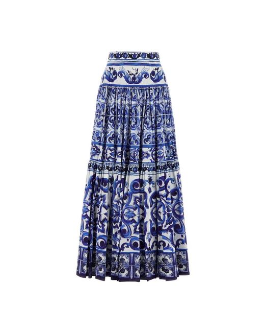 Skirts > maxi skirts Dolce & Gabbana en coloris Blue