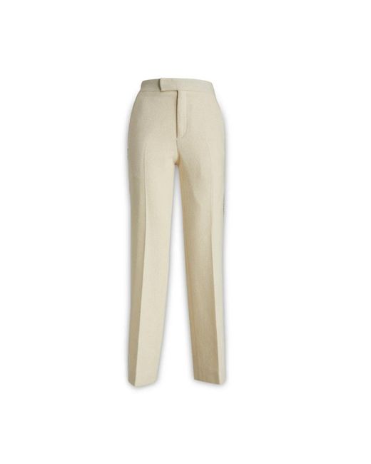 Gucci Natural Straight Trousers for men
