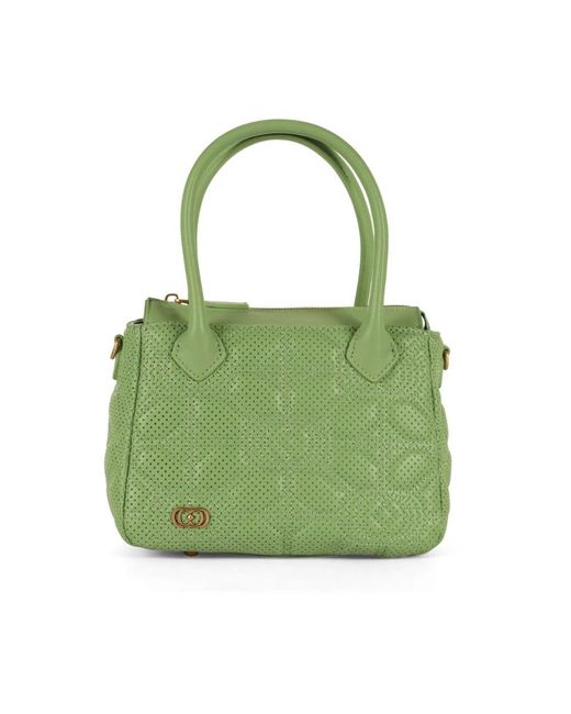 La Carrie Green Handbags