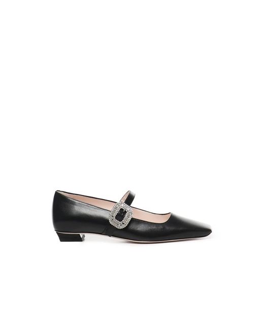 Roger Vivier Black Ballerina Shoes