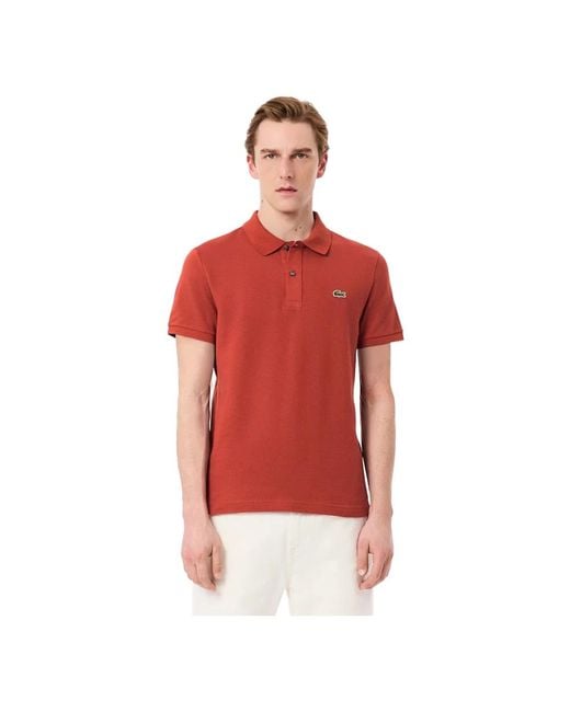 Lacoste Red Polo Shirts for men