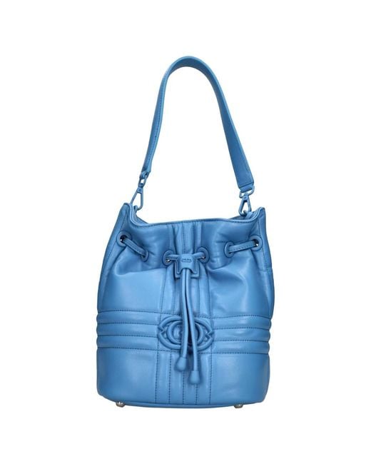 La Carrie Blue Bucket Bags