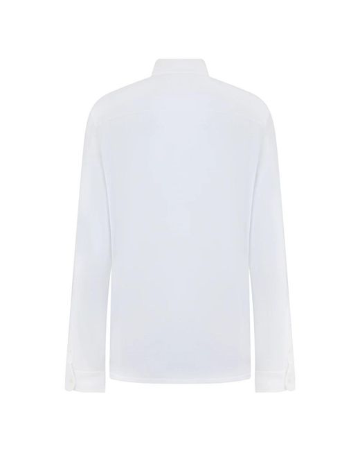 Fedeli White Casual Shirts for men
