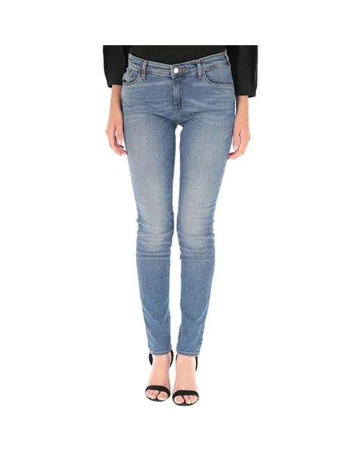 Emporio Armani Blue Skinny Fit Jeans