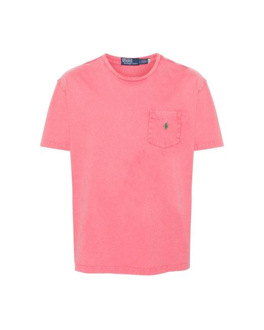 Polo Ralph Lauren Pink T-Shirts for men