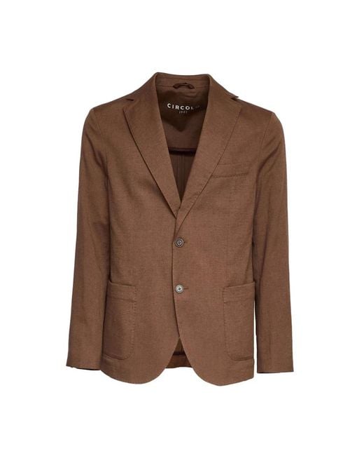 Circolo 1901 Brown Blazers for men