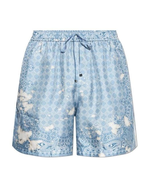 Amiri Blue Casual Shorts for men