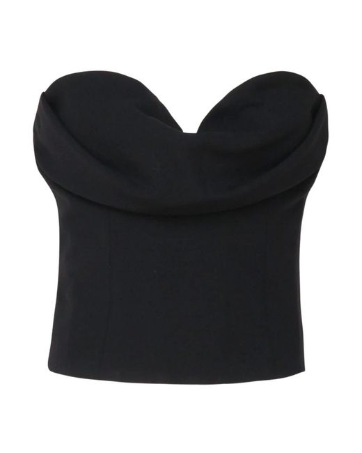 Magda Butrym Black Sleeveless Tops