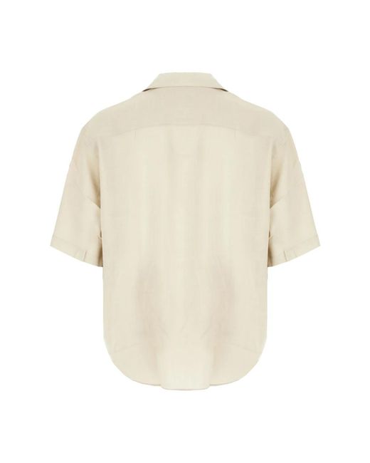 AMI Natural Short Sleeve Shirts for men