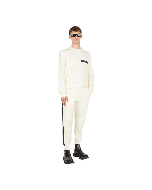 McQueen White Sweatshirts for men