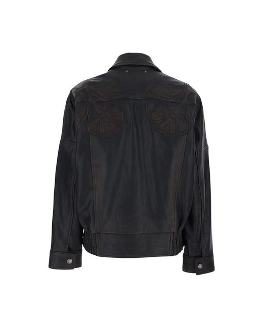 Golden Goose Deluxe Brand Black Leather Jackets