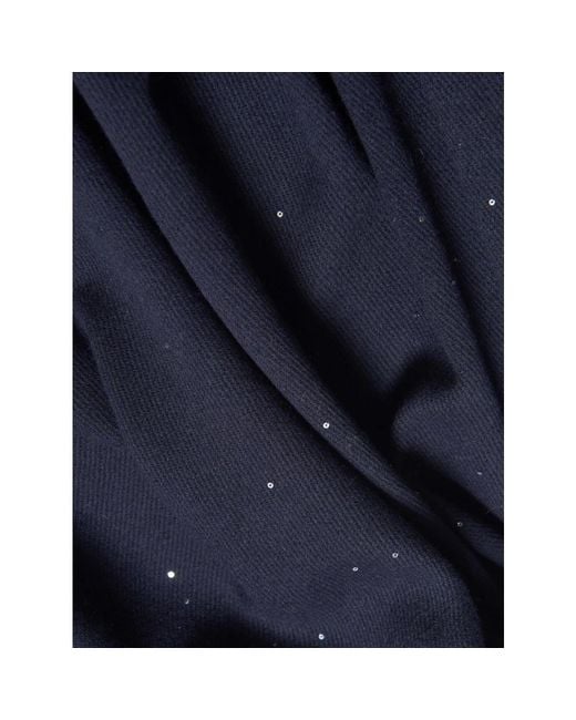 Peserico Blue Winter Scarves