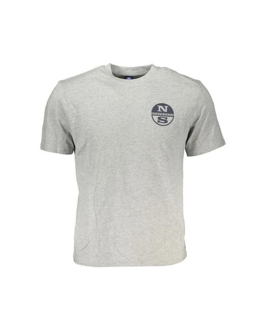 North Sails T-Shirts in het Gray voor heren