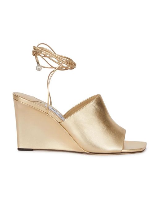 Wedges di Jimmy Choo in Metallic