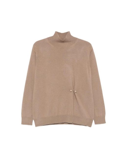 Fabiana Filippi Brown Turtlenecks