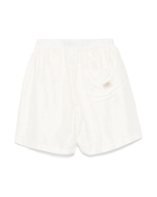 RANRA White Short Shorts for men