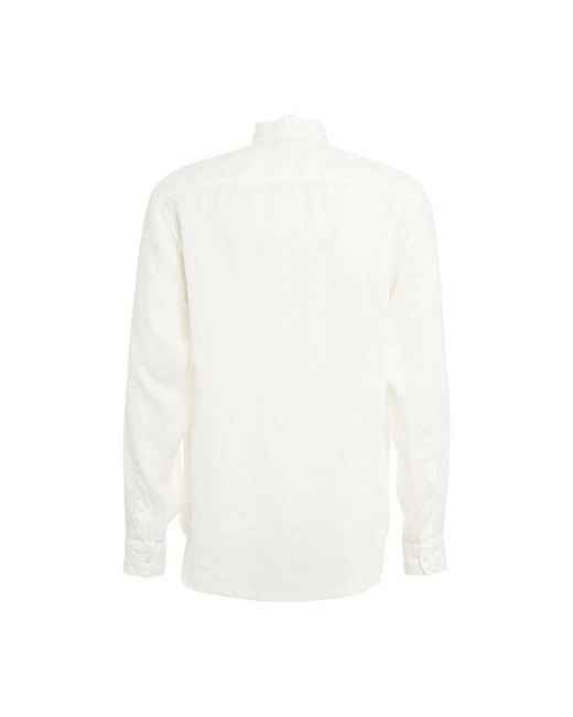 Mauro Grifoni White Casual Shirts for men
