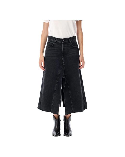 Haikure Black Denim Skirts