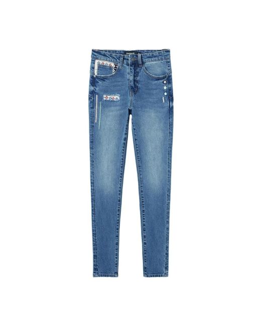 Desigual Blue Cropped jeans