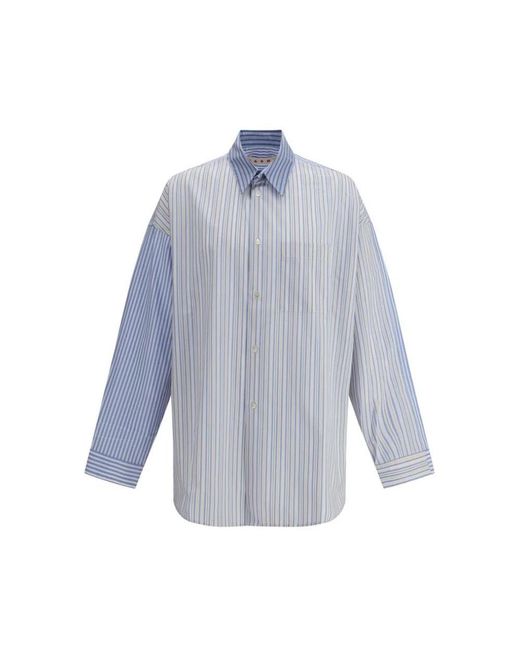Marni Blue Casual Shirts for men