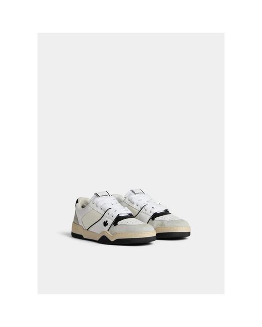 DSquared² Destroyed Baseball Cap in het White voor heren