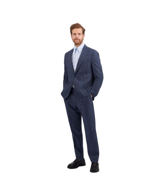 Brooks Brothers Blue Single Breasted Suits for men