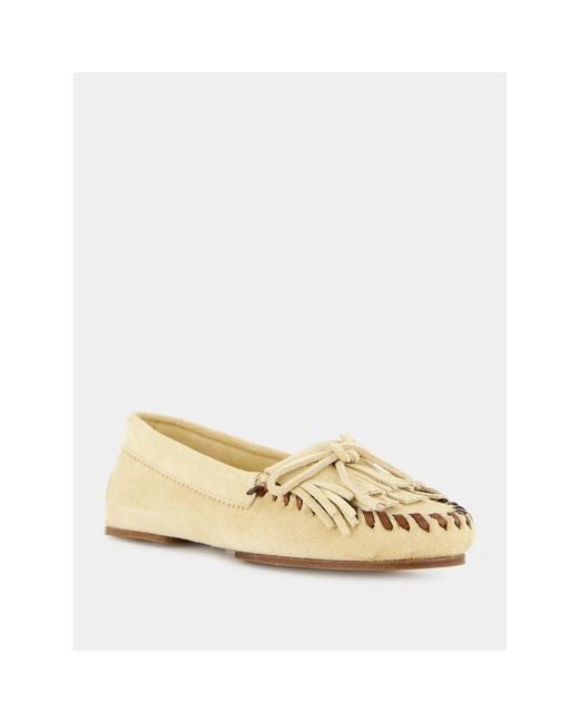 Paris Texas Loafers in het Natural