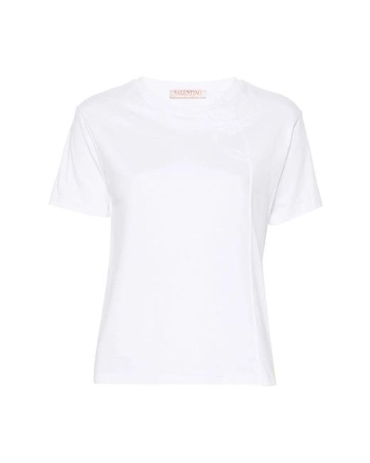 Valentino Garavani White Weiße t-shirts und polos