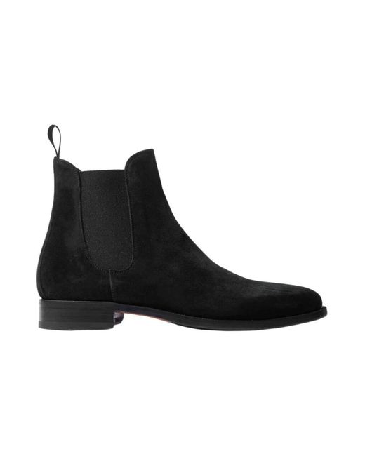 Scarosso Black Giancarlo Chelsea Boots for men