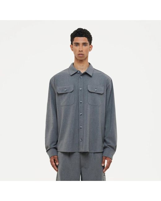 flâneur Casual Shirts in het Gray voor heren