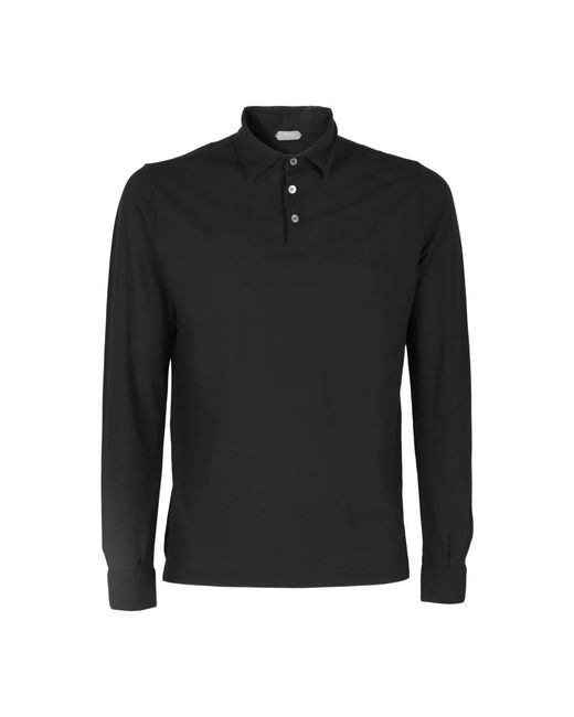 Tops > polo shirts Zanone pour homme en coloris Black