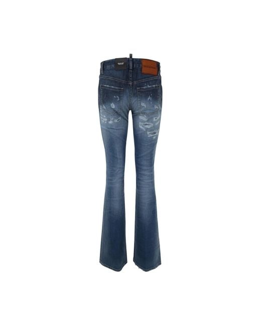 Flared Jeans DSquared² en coloris Blue