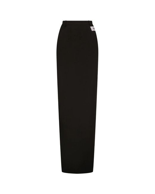 Dolce & Gabbana Black Maxi Skirts
