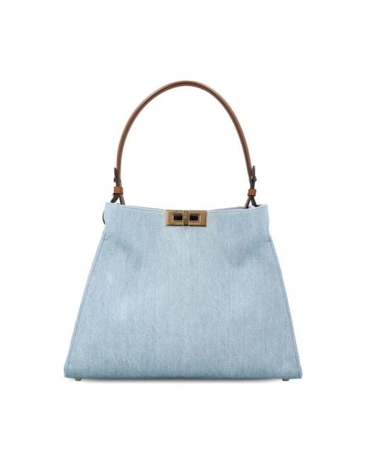 Fendi Blue Shopping Bags