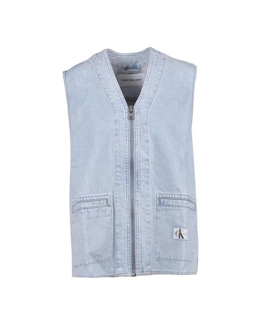 Vests Calvin Klein en coloris Blue
