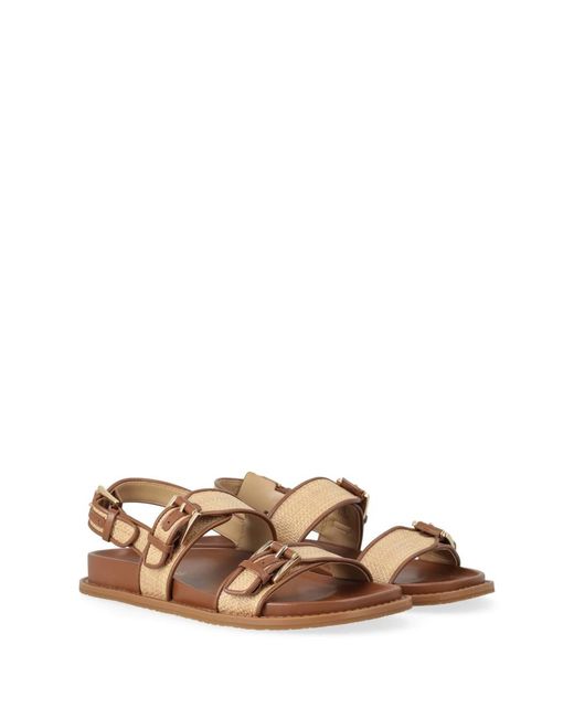 Michael Kors Brown Flat Sandals