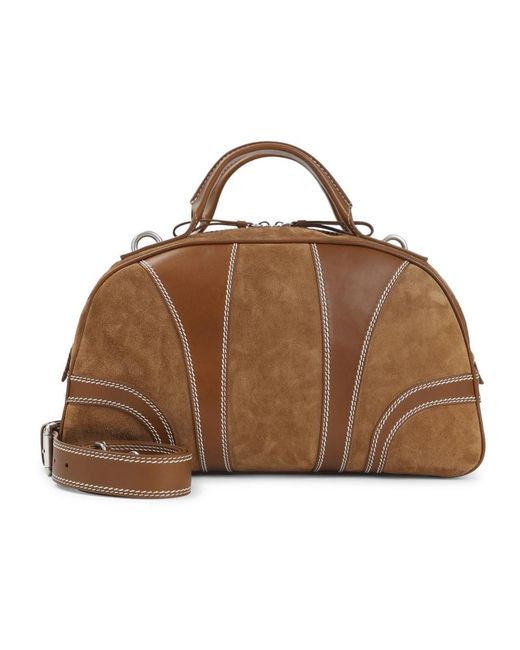 Dries Van Noten Brown Weekend Bags for men