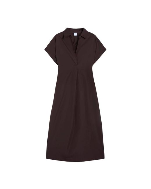 Aspesi Brown Midi Dresses