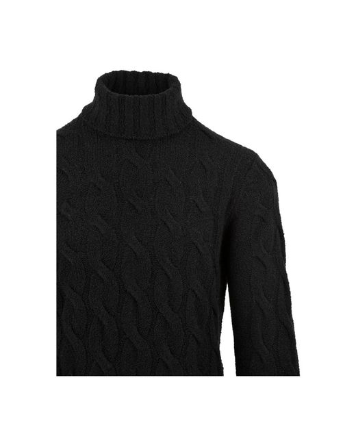 FILIPPO DE LAURENTIIS Black Turtlenecks for men
