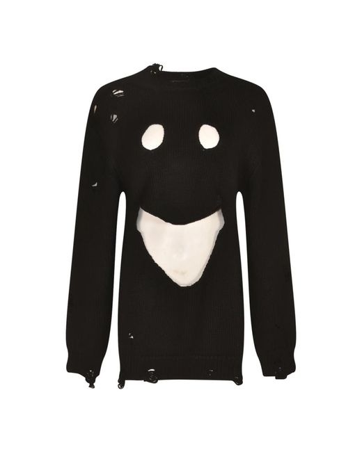 Moschino Rondgebreide Kleding in het Black